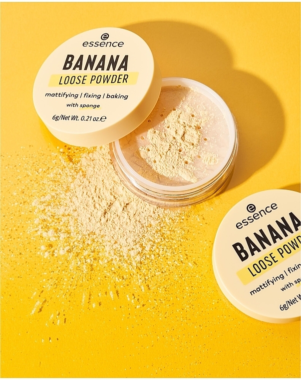 Bananen-Gesichtspuder - Essence Banana Loose Powder  — Bild N5