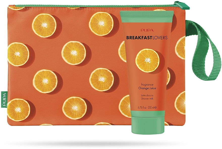 Körperpflegeset - Pupa Breakfast Lovers Orange Juice (Duschmilch 200ml + Kosmetiktasche) — Bild N1