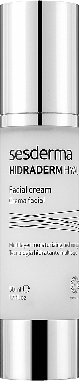Intensive feuchtigkeitsspendende Gesichtscreme - SesDerma Laboratories Hidraderm Hyal Facial Cream — Bild N1