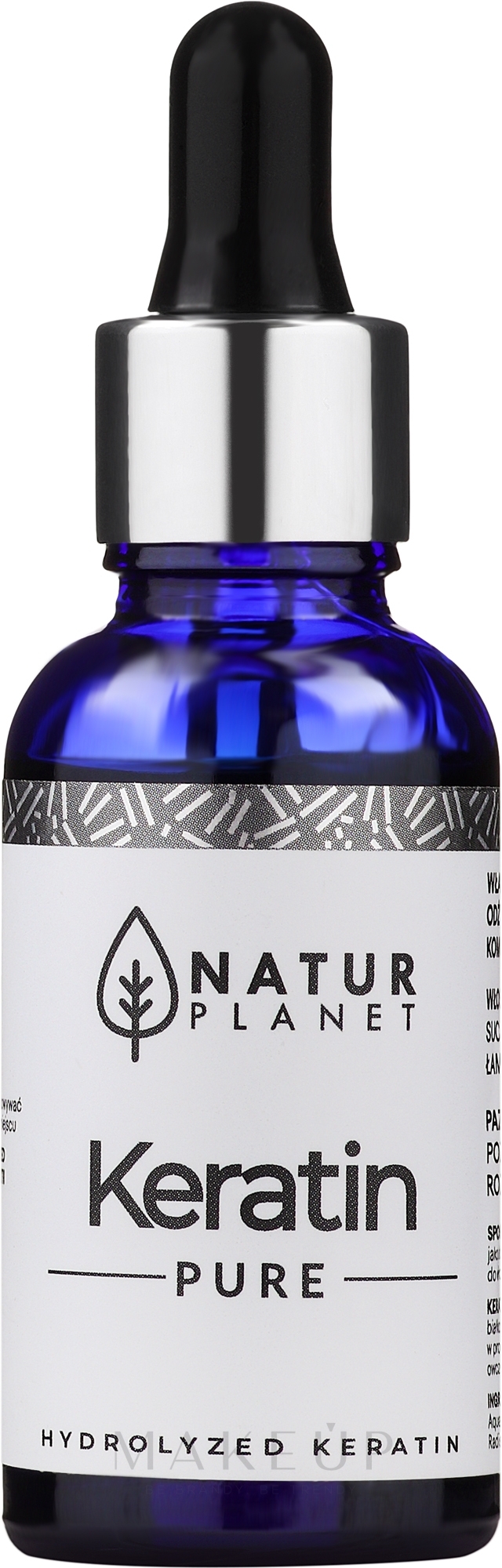 100% hydrolysiertes Keratin - Natur Planet Serum Keratin Pure 100% — Foto 30 ml