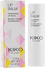 Intensiv pflegender Lippenbalsam - Kiko Milano Nourishing Lip Balm — Bild N2