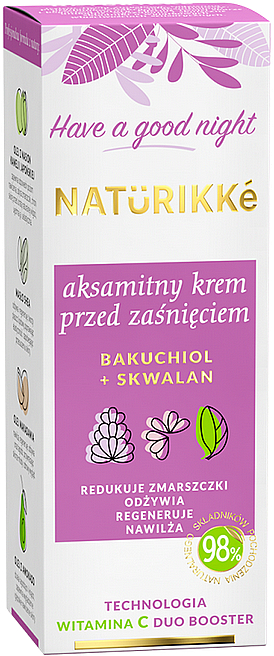 Nachtcreme für das Gesicht - Naturikke Bakuchiol Night Cream — Bild N1