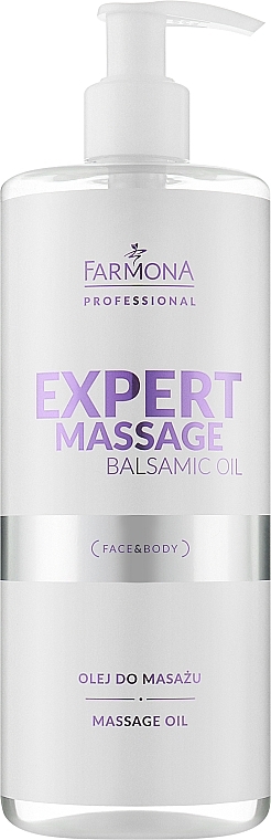 Hypoallergenes Massageöl - Farmona Professional Expert Massage Balsamic Oil — Bild N1