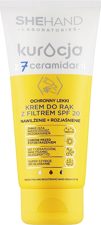 Schützende Handcreme - SheHand Treatment with 7 ceramides SPF 20  — Bild N1