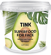 Düfte, Parfümerie und Kosmetik Anti-Aging Alginatmaske mit Avocado und Kollagen - Tink SuperFood For Face Alginate Mask