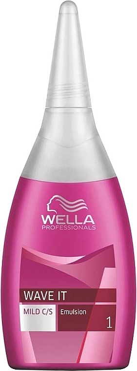 Dauerwell-Lotion für gefärbtes Haar - Wella Professionals Wave It Mild Emulsion 1 — Bild N1