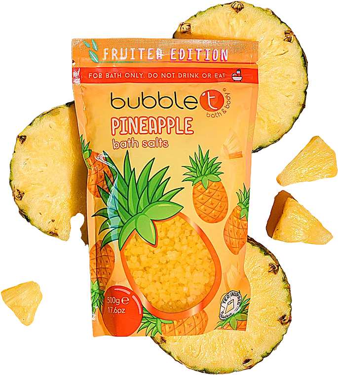 Badesalz mit Ananas - Bubble T Cosmetics Bath Salt Pineapple — Bild N1