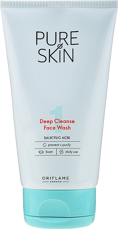 Tiefenreinigendes Gesichtswaschmittel mit Salicylsäure - Oriflame Pure Skin Deep Cleanse Face Wash — Bild N1