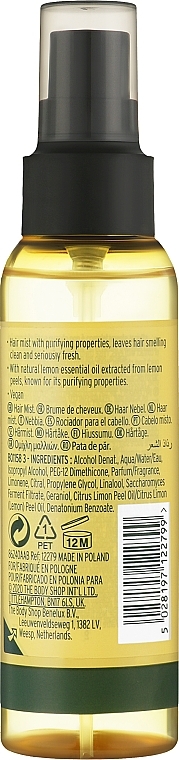 Haarspray - The Body Shop Lemon Caring & Purifying Hair Mist — Bild N2