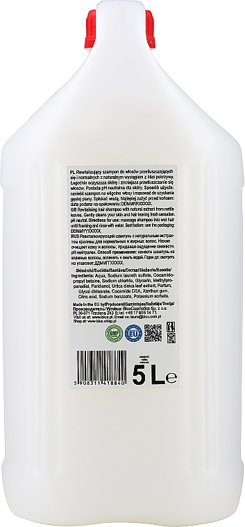 Shampoo mit Brennnesselextrakt - Naturaphy Nettle Leaf Extract Shampoo Refill — Bild N2