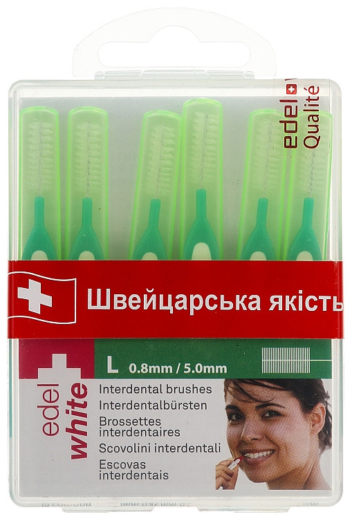 Interdentalbürsten - Edel+White Dental Space Brushes L