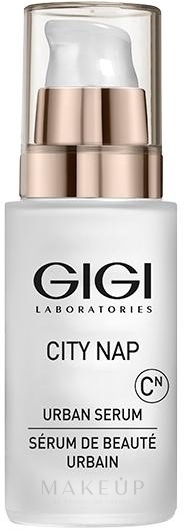 Skulpturierendes feuchtigkeitsspendendes und straffendes Gesichtsserum mit Spirulina - Gigi City Nap Urban Serum — Bild 30 ml