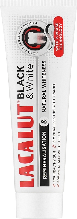 Zahnpasta - Lacalut Black & White Toothpaste	 — Bild N1