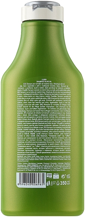 Shampoo für normales Haar mit Olivenöl, Koffein und Taurin - Lilien Olive Oil Shampoo — Bild N2