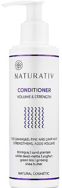 Haarspülung für mehr Volumen und Glanz - Naturativ Volume & Shine Conditioner — Bild N2
