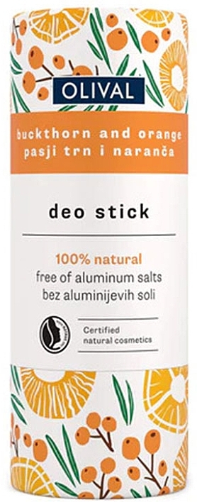 Natürlicher Deostick Sanddorn und Orange - Olival Deo Stick — Bild N1