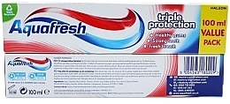 Zahnpasta - Aquafresh Toothpaste Triple Protection  — Bild N2