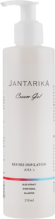 Creme-Gel vor der Enthaarung - JantarikA Cream-Gel Before Depilation AHA's — Bild N1