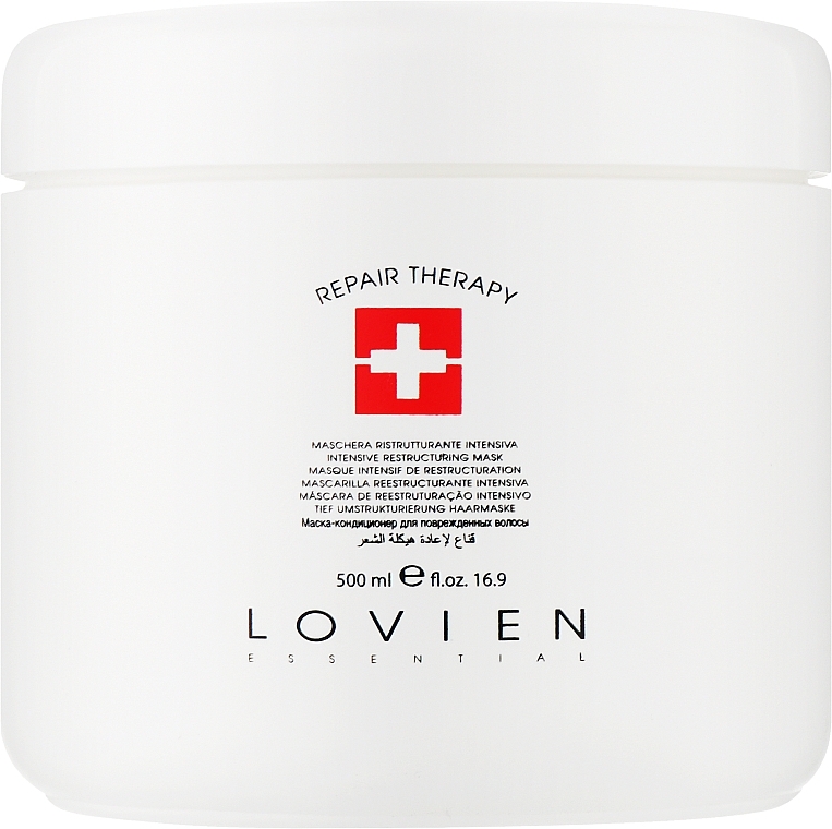 Maske für trockenes und erschöpftes Haar mit Olive, Shea und Argan - Lovien Essential Mask Intensive Repairing For Dry Hair — Bild N3