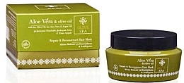 Düfte, Parfümerie und Kosmetik Revitalisierende Haarmaske - Olive Spa Aloe Vera Repair & Reconstruct Hair Mask
