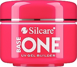 UV Aufbaugel Dark French Pink - Silcare Base One UV Gel Builder Dark French Pink — Bild N1
