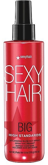 Volumenspendendes Haarspray  - SexyHair BigSexyHair High Standards Volumizing Blow Out Spray — Bild N1