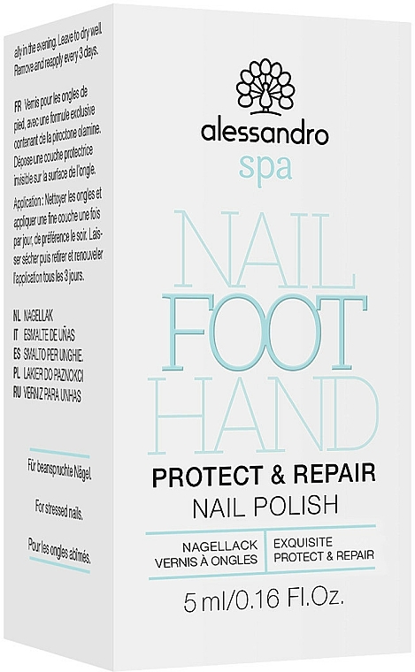 Schützender und regenerierender Nagellack - Alessandro International Protect & Repair Nail Polish — Bild N2