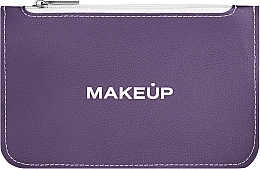 Düfte, Parfümerie und Kosmetik Kosmetiktasche Autograph violett - MAKEUP Cosmetic Bag Flat Purple