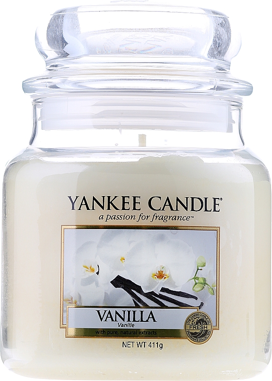 Duftkerze im Glas Vanilla - Yankee Candle Vanilla — Bild N1
