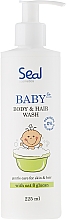 Düfte, Parfümerie und Kosmetik Seal Cosmetics Baby Body And Hair Wash Gel - 2in1 Sanftes Shampoo und Duschgel für Babys 6+ Monate