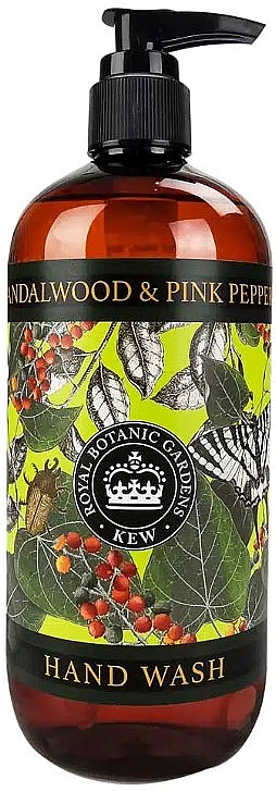 Flüssige Handseife Sandelholz und rosa Pfeffer - The English Soap Company Kew Gardens Sandalwood & Pink Pepper Hand Wash — Bild N1