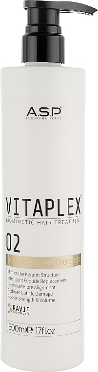 Nanoschutz für Haare 2 - Affinage Vitaplex Biomimetic Hair Treatment Part 2 Reconstructor — Bild N2
