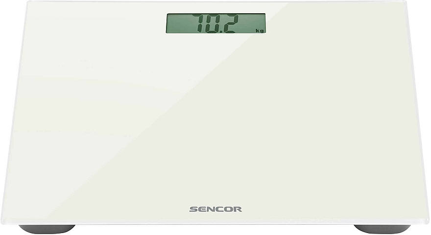 Elektronische Personenwaage mit LCD-Display weiß - Sencor SBS 2301WH — Bild N2