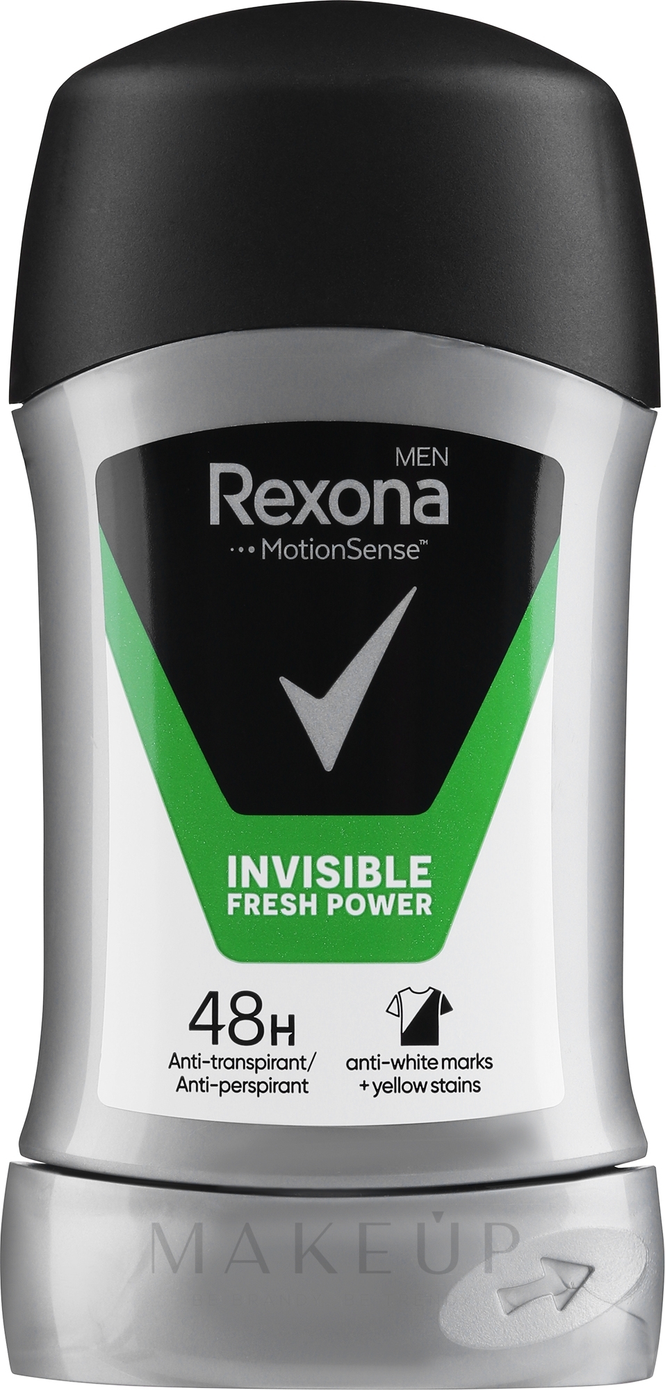 Deostick Antitranspirant für Männer - Rexona Men Invisible Fresh Power — Bild 50 ml