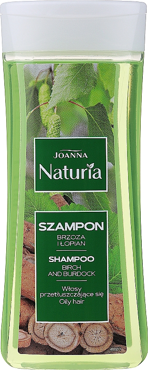 Shampoo für fettiges Haar mit Birke und Klette - Joanna Naturia Hair Shampoo