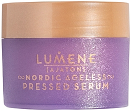 GESCHENK! Gepresstes Gesichtsserum zur Korrektur altersbedingter Veränderungen - Lumene Nordic Ageless [Ajaton] Pressed Serum (Mini) — Bild N1