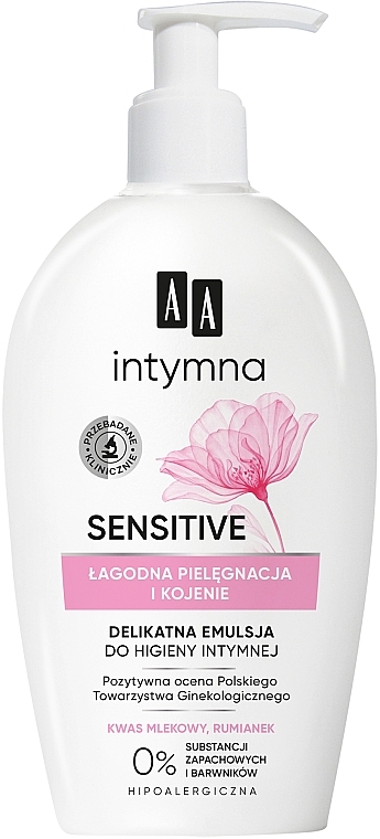 Emulsion für Intimhygiene Sensitive - AA Intymna Sensitive