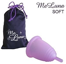 Menstruationstasse Größe L rosa - MeLuna Soft Menstrual Cup Stem — Bild N1
