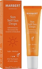Konzentrierte Tropfen für Gesicht und Dekolleté - Marbert Sun Self-Tan Drops Llight-Medium — Bild N2