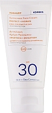 Düfte, Parfümerie und Kosmetik Sonnenschutzcreme für das Gesicht SPF 30 - Korres Yoghurt Sunscreen Face Cream SPF30