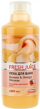 Düfte, Parfümerie und Kosmetik Schaumbad mit Bananen- und Mangomousse - Fresh Juice Banana and Mango Mousse
