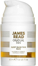 Düfte, Parfümerie und Kosmetik Feuchtigkeitsspendende Nachtmaske mit Bräunungseffekt - James Read Gradual Tan Sleep Mask Tan Face