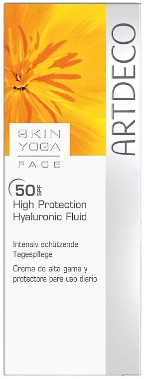 Feuchtigkeitsfluid mit Hyaluronsäure SPF 50 - Artdeco Skin Yoga Face High Protection Hyaluronic Fluid SPF 50 — Bild N2