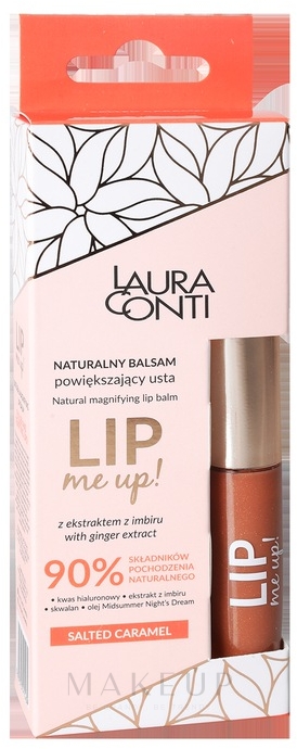 Lippenbalsam mit Ingwerextrakt - Laura Conti Lip Me Up — Bild Salted Caramel