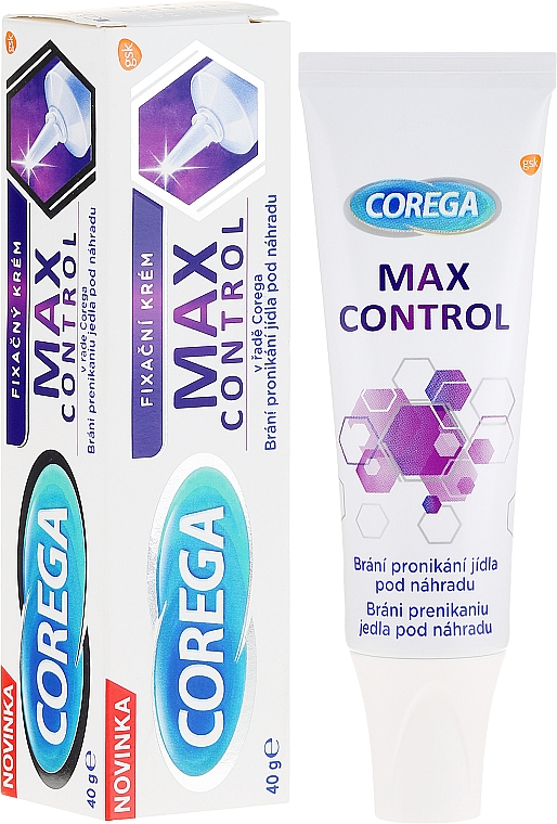 Zahnprothesen-Fixiercreme Max Control - Corega — Bild N1