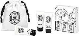 Düfte, Parfümerie und Kosmetik Set - Diptyque The Art Of Hand Care Travel Set (h/lot/30ml + h/gel/30ml + h/wash/30ml + bag/1pc)