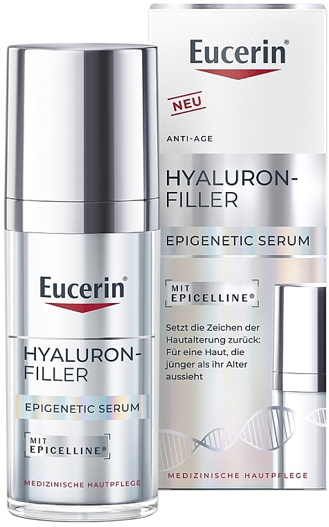 Epigenetisches Gesichtsserum  - Eucerin Hyaluron-Filler Epigenetic Serum  — Bild N2