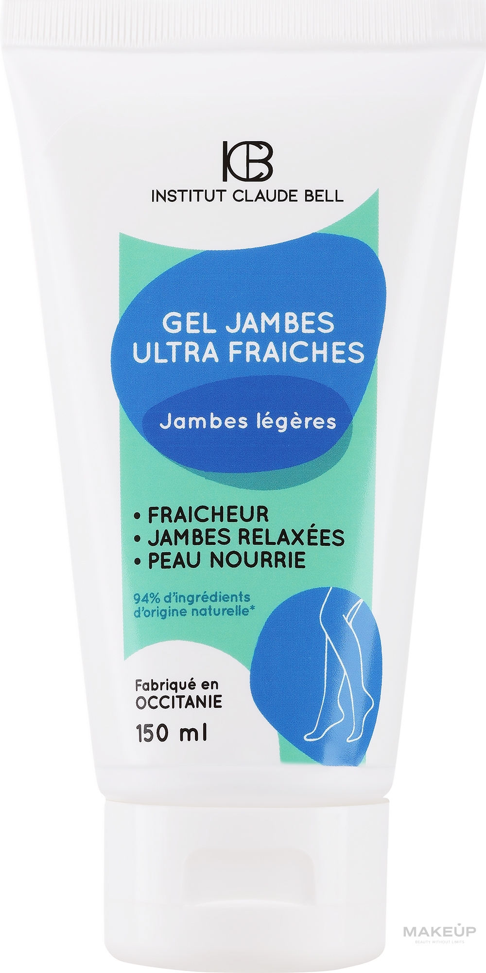 Beruhigendes Fußgel - Institut Claude Bell Ultra Fresh Legs Gel — Bild 150 ml