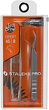 Professionelle Pinzette für Wimpernverlängerungen TE-45/8  - Staleks Pro Expert 45 Type 8  — Bild N1