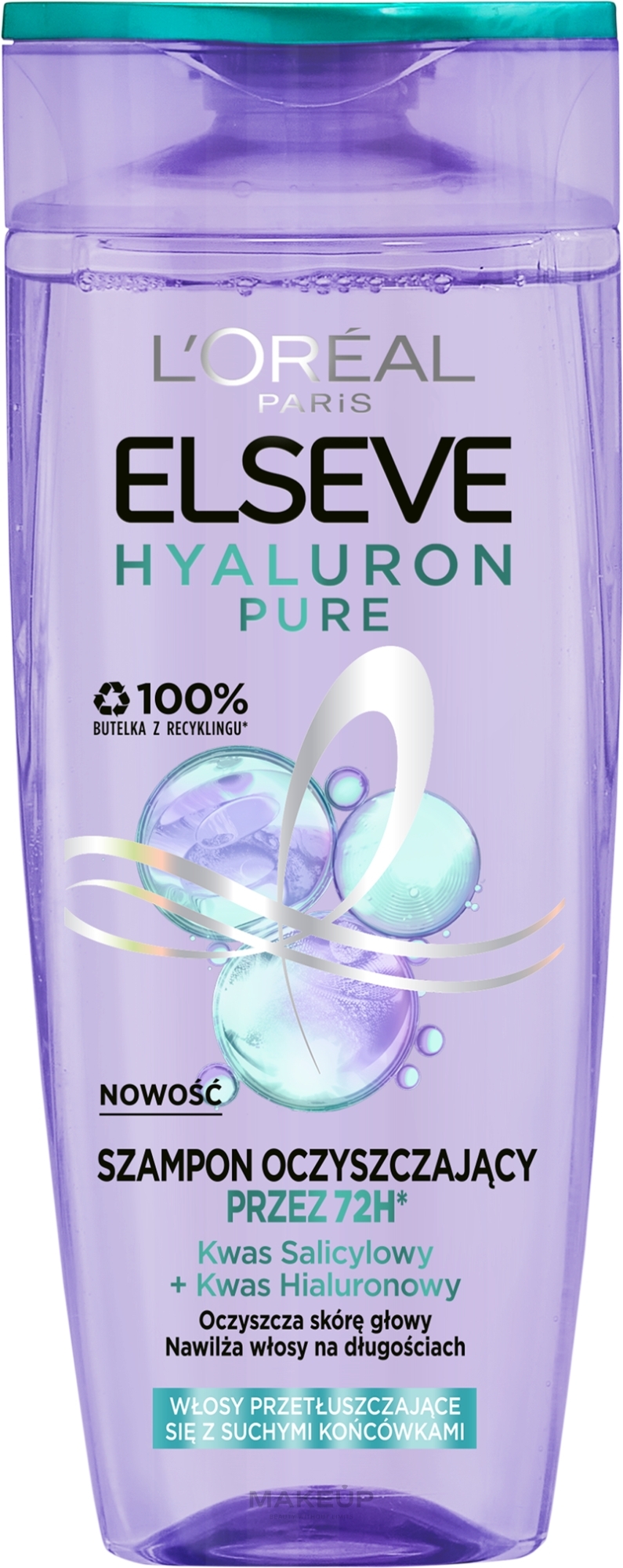 Haarshampoo - L'Oreal Paris Elseve Hyaluron Pure Shampoo — Bild 400 ml